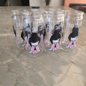 Hakutsuru Chika Sake Cups, Set Of 6, Japan